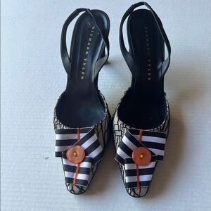 Richard Tyler Black and White Women's Shoes